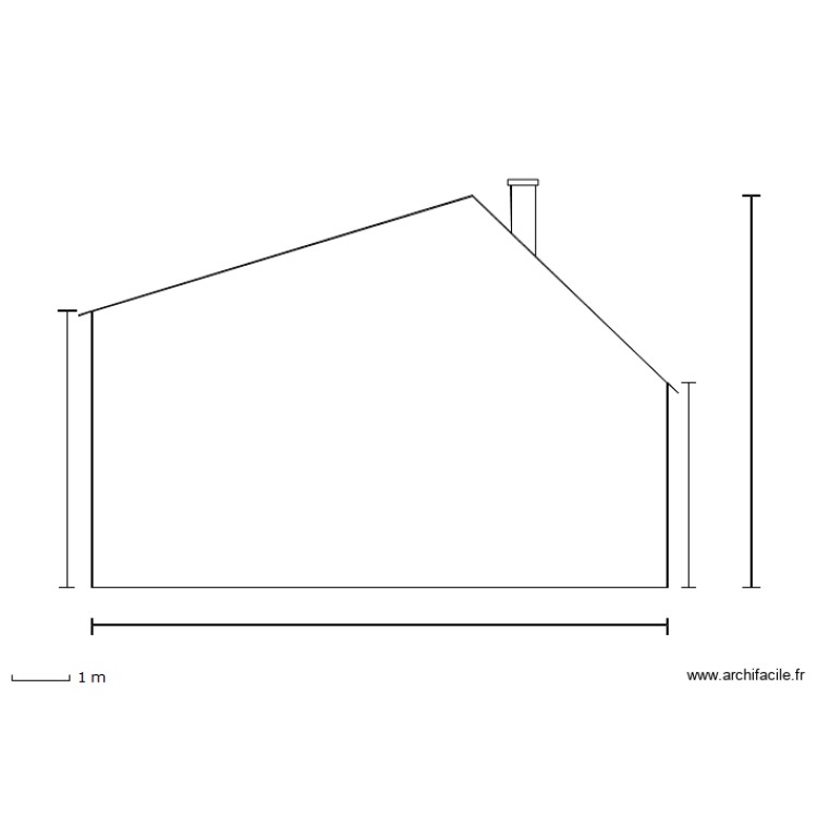 Cote Est modifie. Plan de 0 pièce et 0 m2