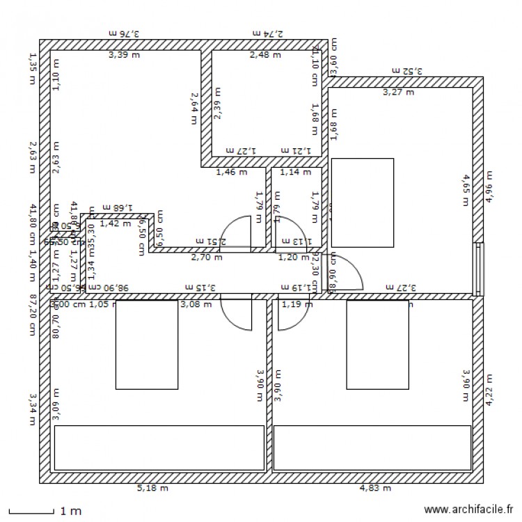 Projet 2ème Etage V2. Plan de 0 pièce et 0 m2