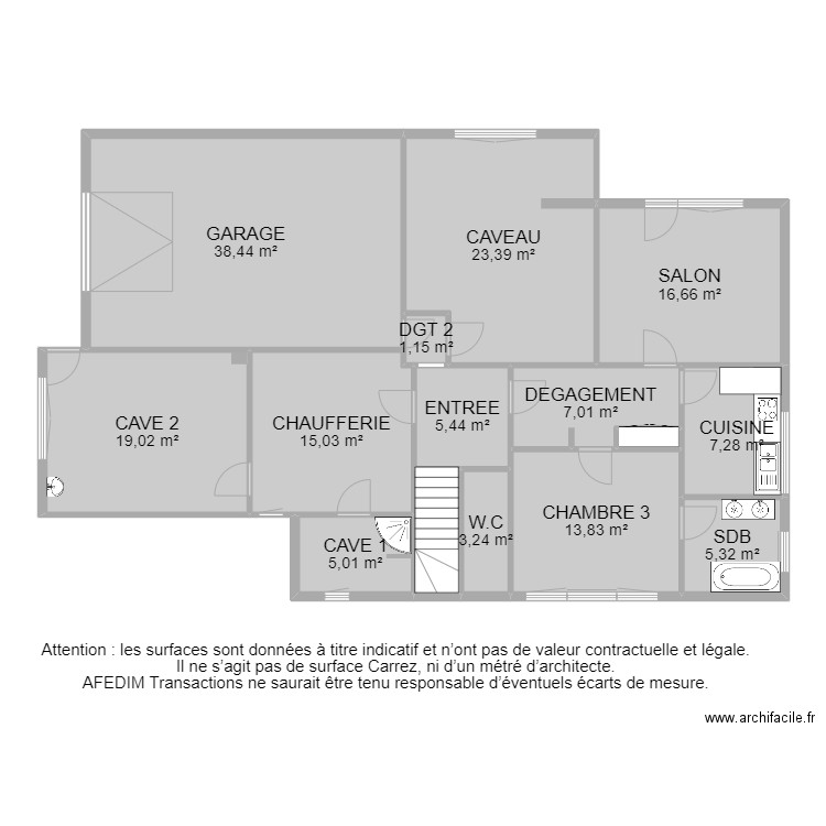 BI 10604 - . Plan de 39 pièces et 572 m2