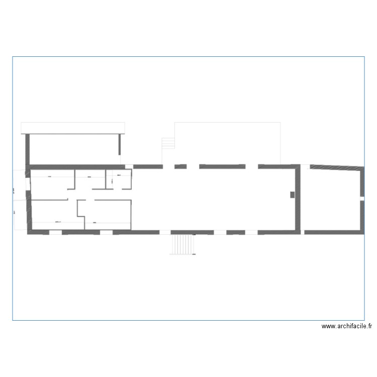 mur exterieur. Plan de 0 pièce et 0 m2