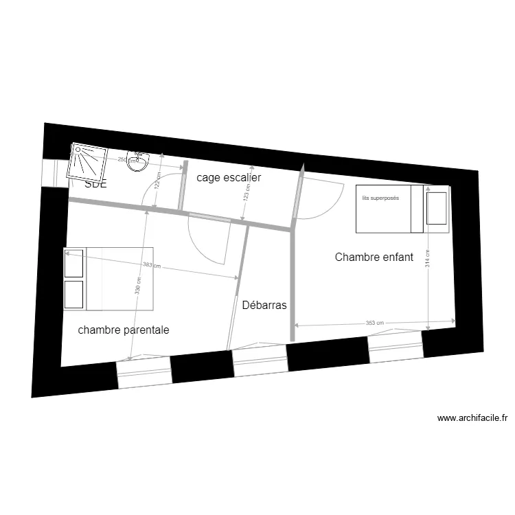 LEWI étage. Plan de LEWI étage. Plan de