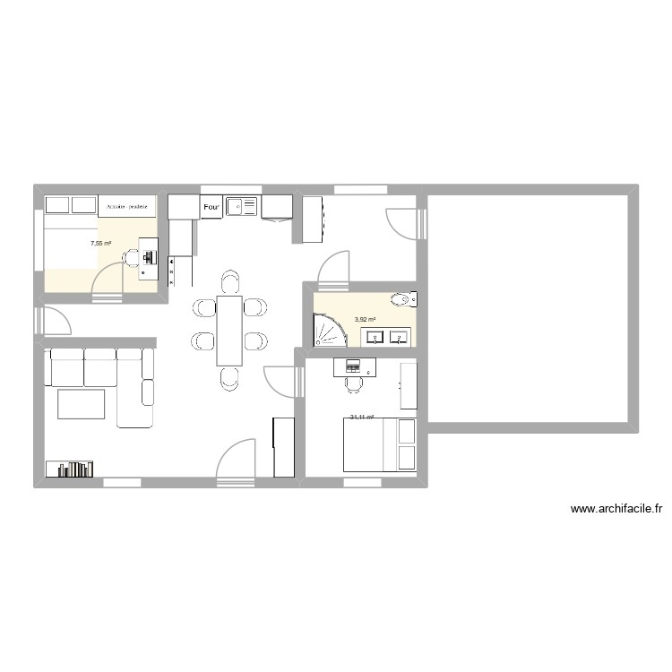brouillon. Plan de 0 pièce et 0 m2 brouillon. Plan de 0 pièce et 0 m2
