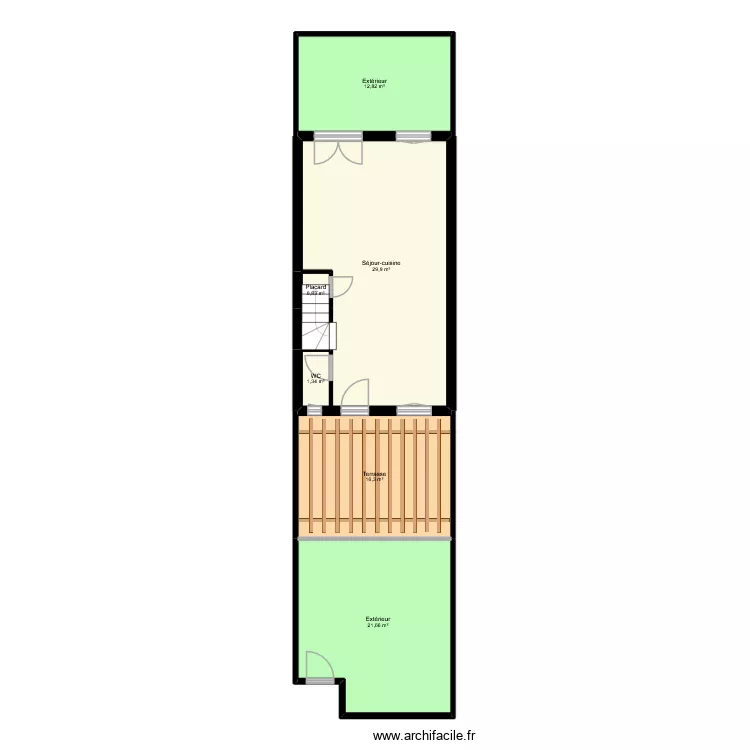 HOLSTEN. Plan de 12  et 116 m²