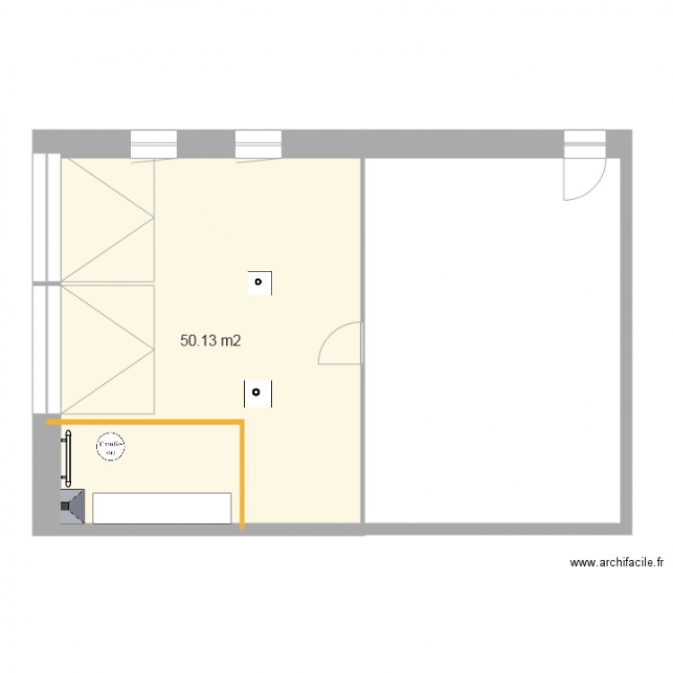 Projet garage. Plan de 0 pièce et 0 m2