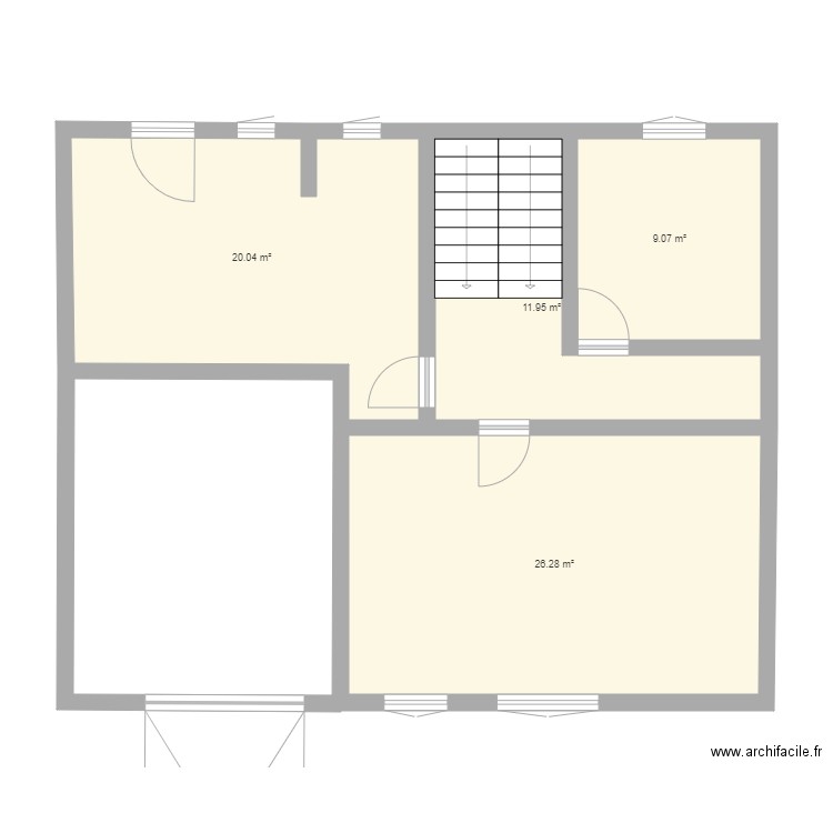 Rez de chaussée. Plan de 0 pièce et 0 m2