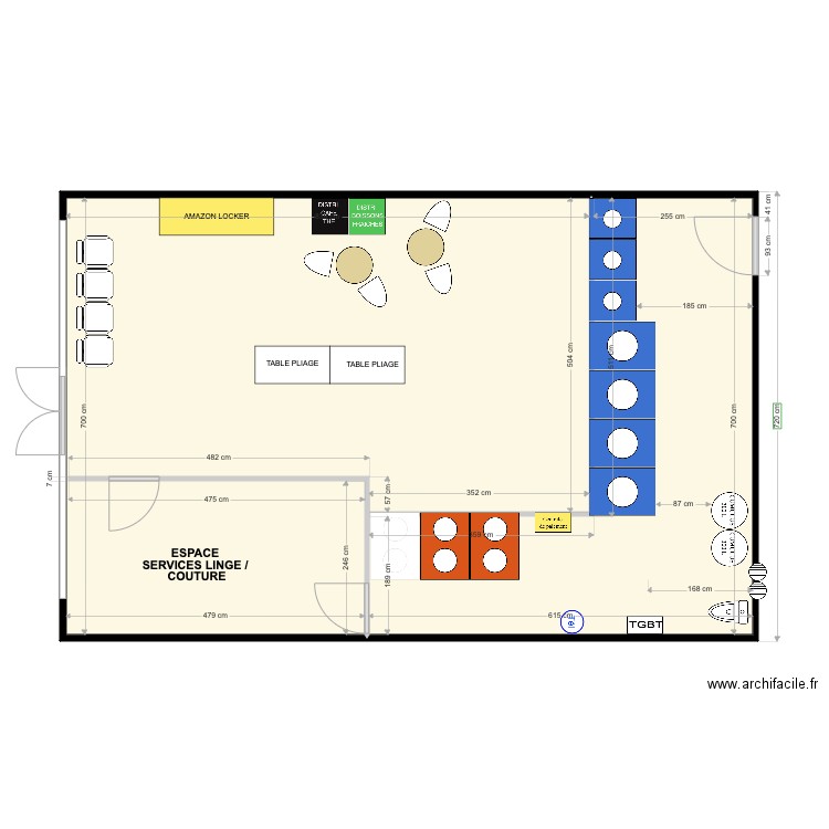 Projet LES BILLAUX. Plan de 0 pièce et 0 m2