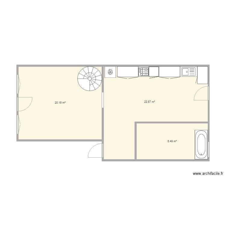Petite Maison New 2. Plan de 0 pièce et 0 m2