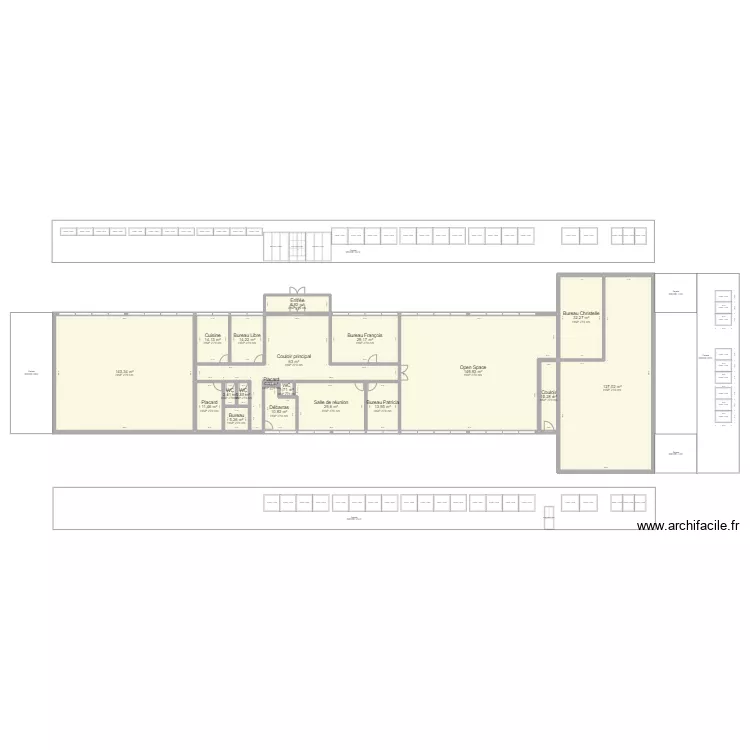 MUPA - Existant. Plan de 