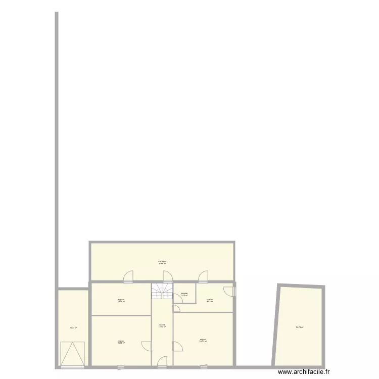 plan rdc maison. Plan de 