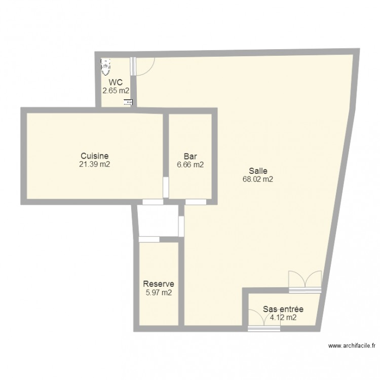 Golden bar by JB crée . Plan de 0 pièce et 0 m2