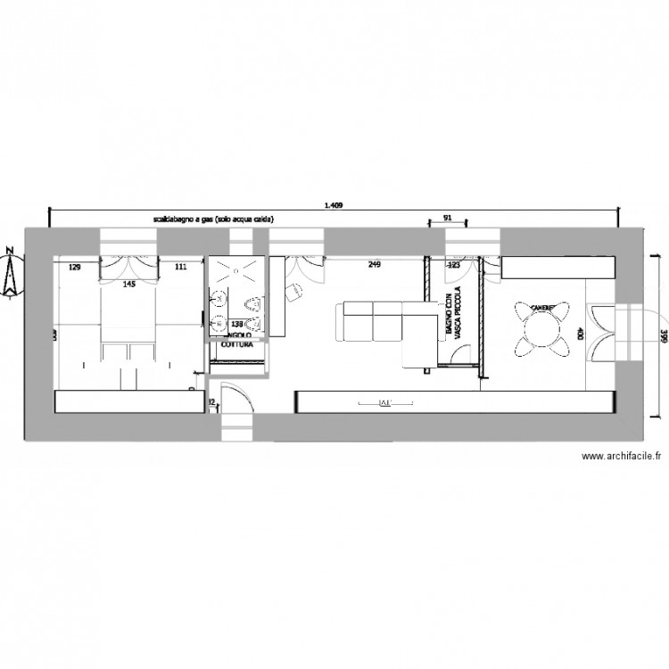 CRISTINA IB arredo. Plan de 0 pièce et 0 m2