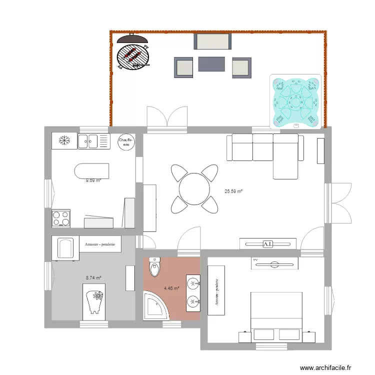 appartement. Plan de 