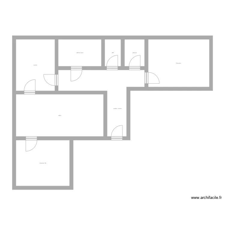 kaloumba. Plan de 