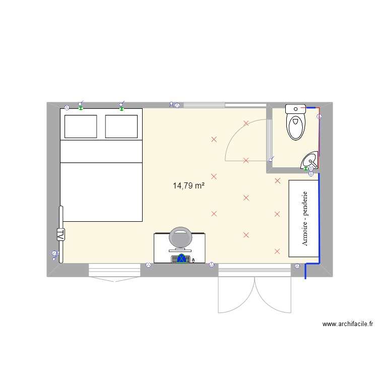 rafiot. Plan de 0 pièce et 0 m2