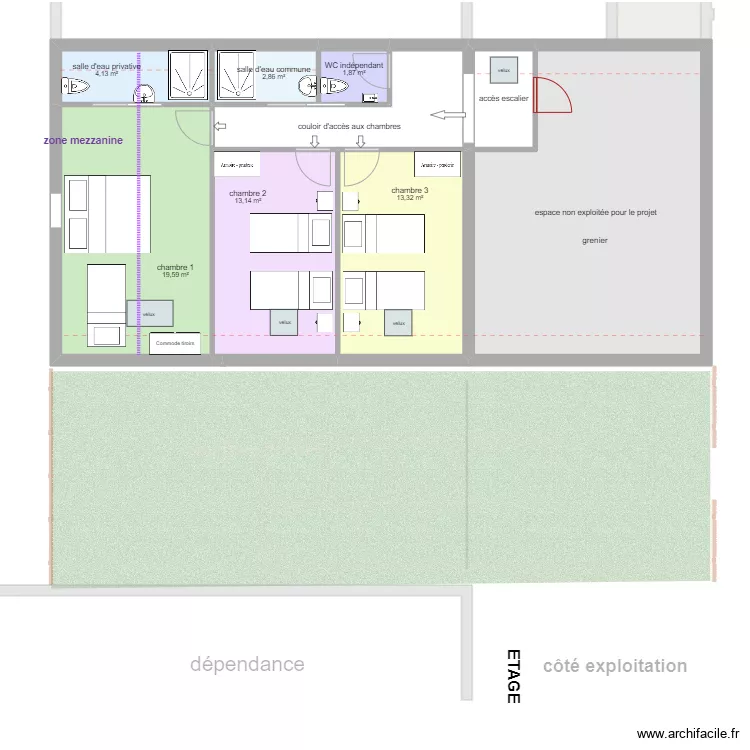 BELOUET_CRANDELAIN_PROJECTION. Plan de BELOUET_CRANDELAIN_PROJECTION. Plan de