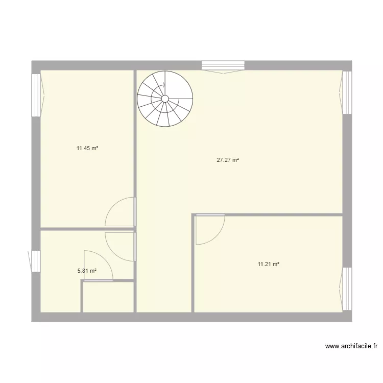 BARON ETAGE. Plan de 