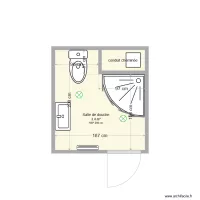 salle de douche 1er &eacute;tage GF