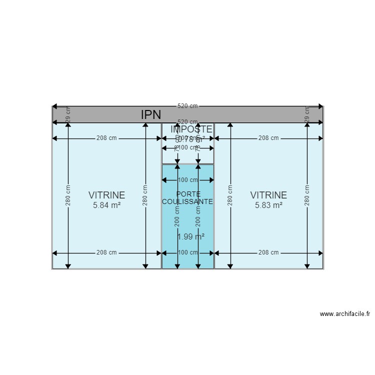 DRIOUICH Vitrine. Plan de 0 pièce et 0 m2