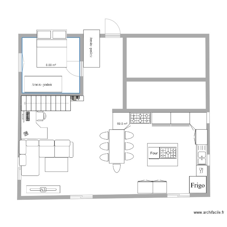 plan 1. Plan de 0 pièce et 0 m2