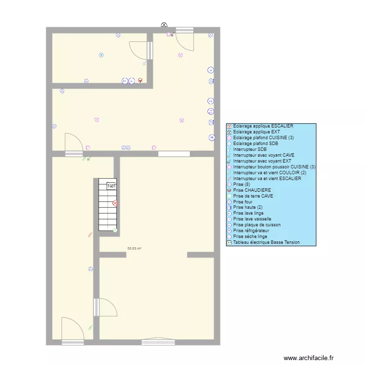 VALENCIENNES GOSSELIN. Plan de 