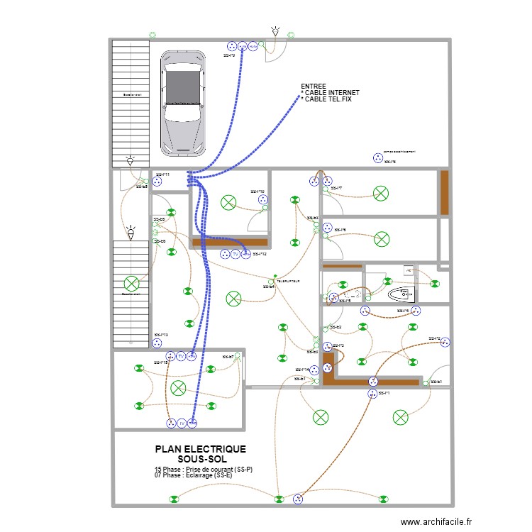 LCDC JAMAL SOUS-SOLE. Plan de 0 pièce et 0 m2