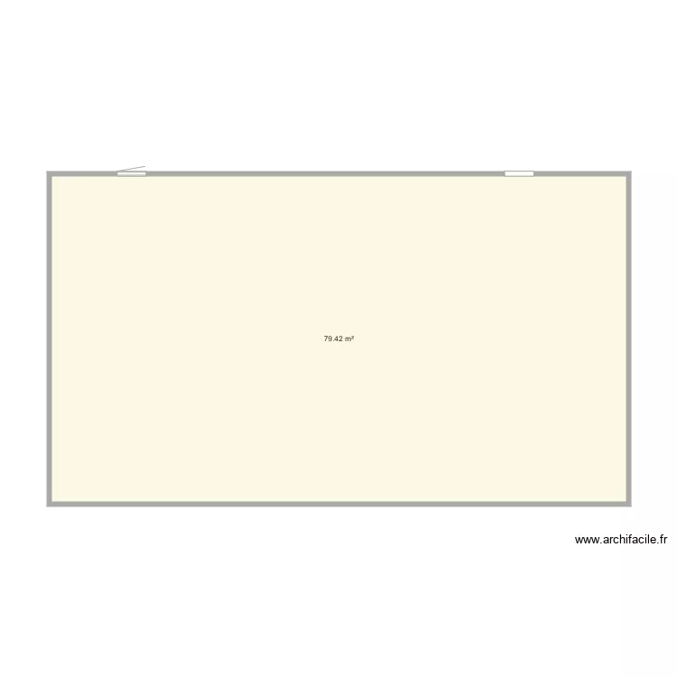 Grange RDC . Plan de 