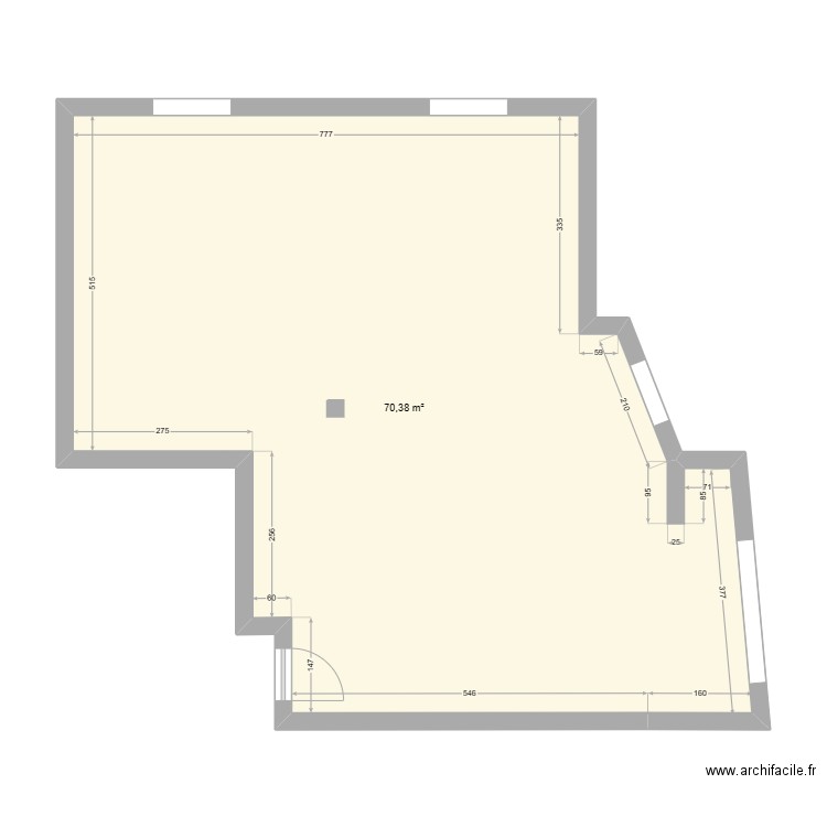 Projet El Ghazela Appt B. Plan de 0 pièce et 0 m2