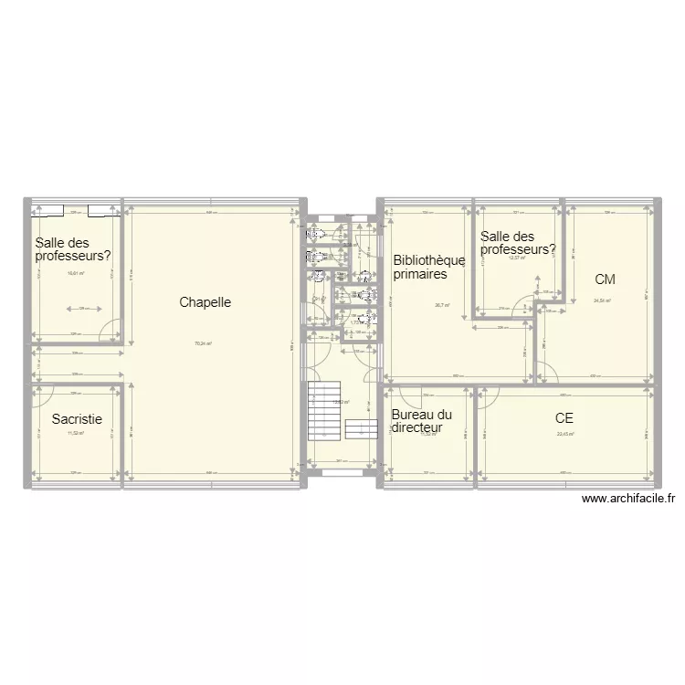  R+1 Guillemin emm&eacute;nagement. Plan de 