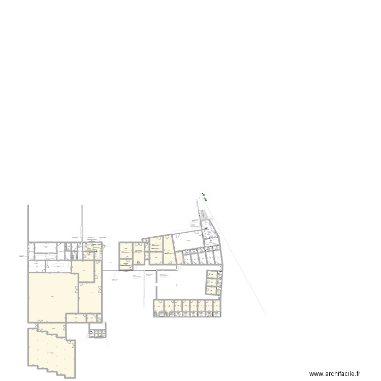 PLAN GENERAL BP SG 2023. Plan de 74 pièces et 1334 m2