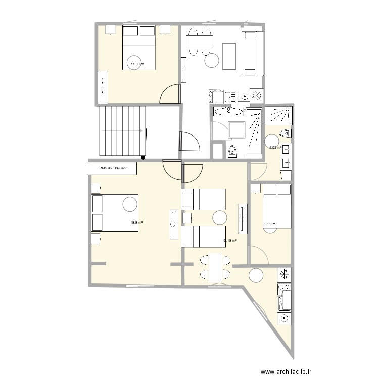 plan 13. Plan de 0 pièce et 0 m2