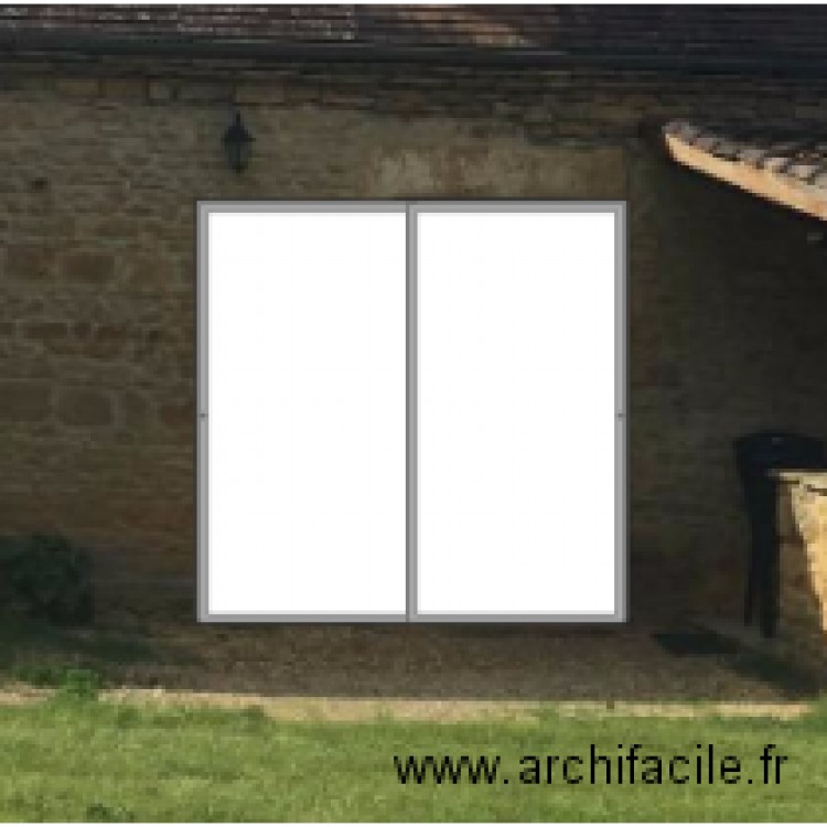 Façade avant. Plan de 0 pièce et 0 m2