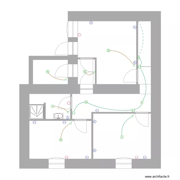 Plan Houli&eacute; Vidal. Plan de 