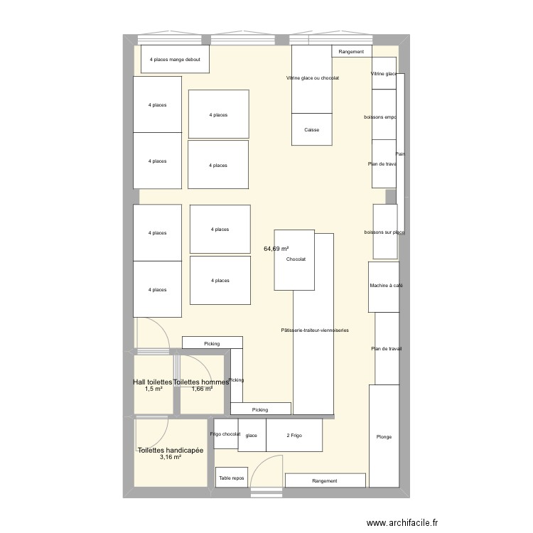 Plan mag. Plan de 0 pièce et 0 m2