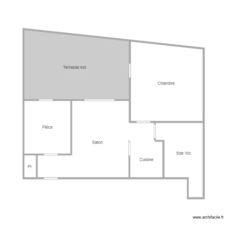 DOUDEAUVILLE. Plan de 