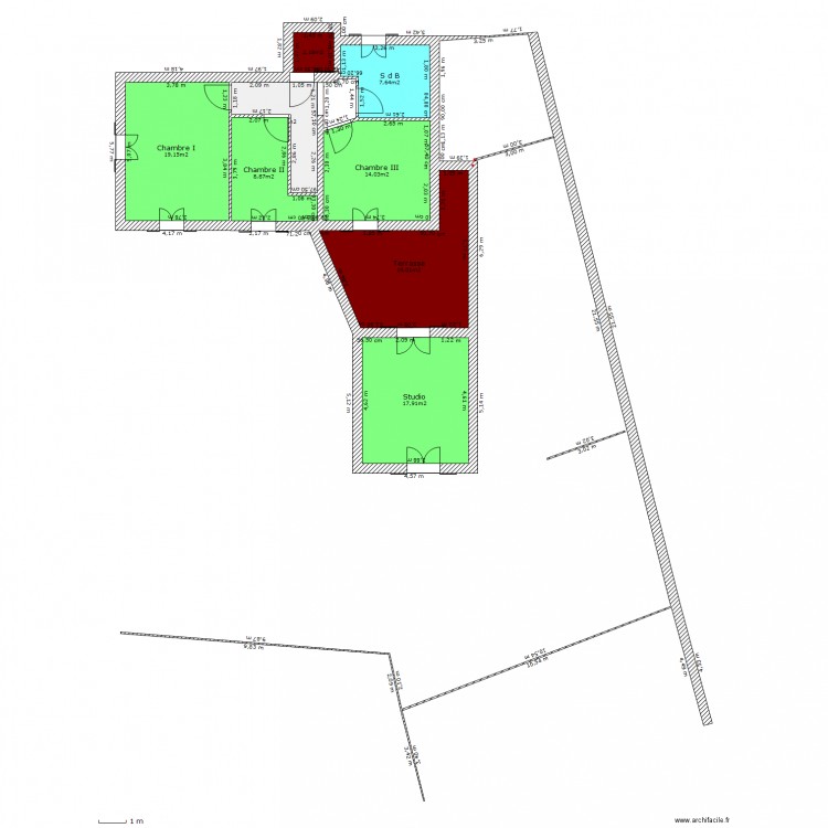 BERRET 2011-03 Etage. Plan de 0 pièce et 0 m2