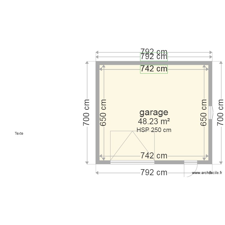 GARAGE V3. Plan de 0 pièce et 0 m2