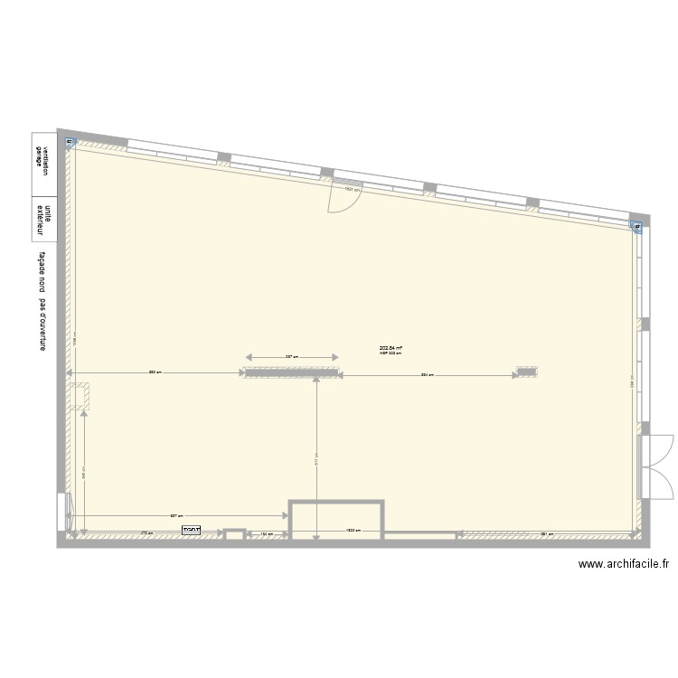 Espace jeune lot 2 Menuiserie métallique. Plan de 0 pièce et 0 m2