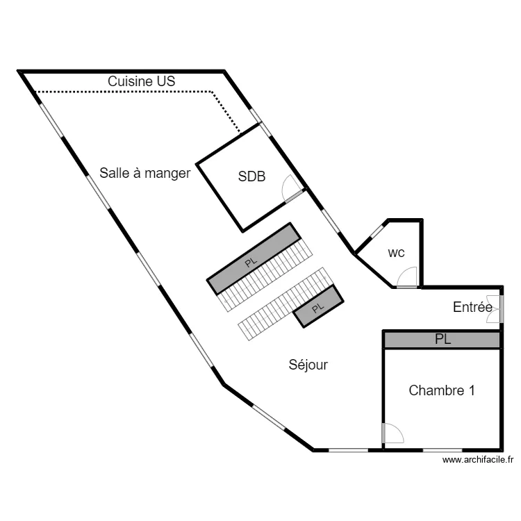 Plan BOnnard jenna . Plan de 