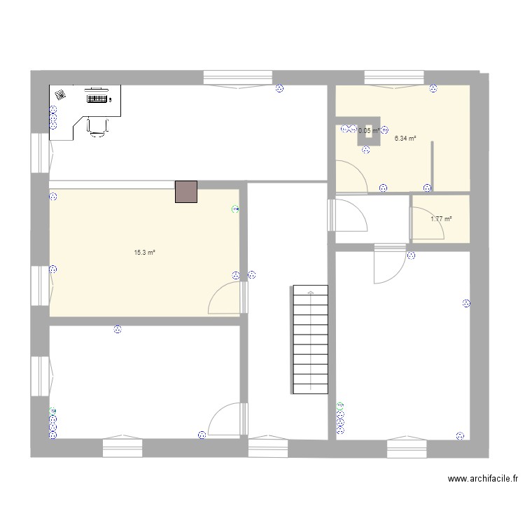 ETAGE electricité ALTENACH. Plan de 0 pièce et 0 m2