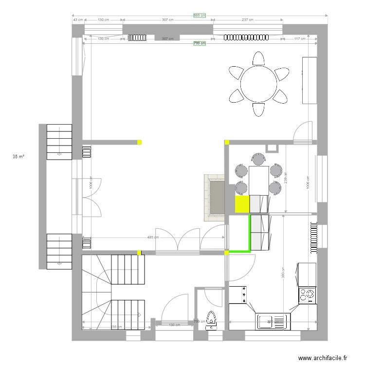 Hippolyte PINAUD rez de chaussée essai 1 A 29 06. Plan de 0 pièce et 0 m2