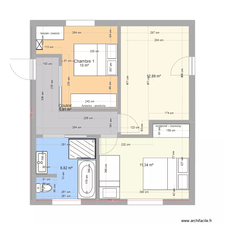 Travaux Mamie Papy ELEC. Plan de 