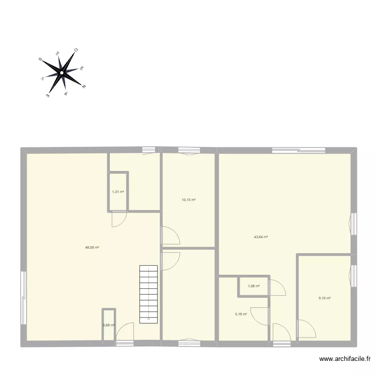 Maison double 3. Plan de 