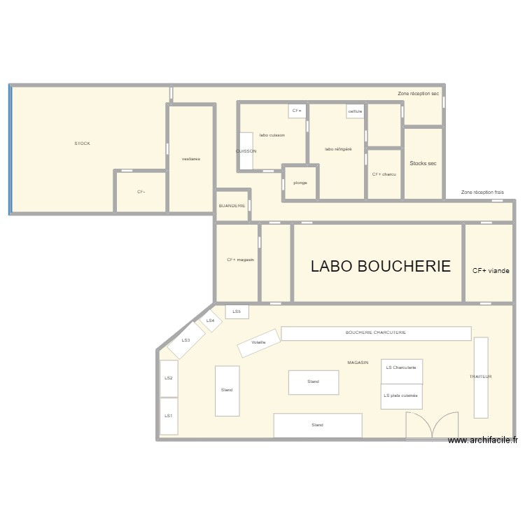 huet migne. Plan de 0 pièce et 0 m2