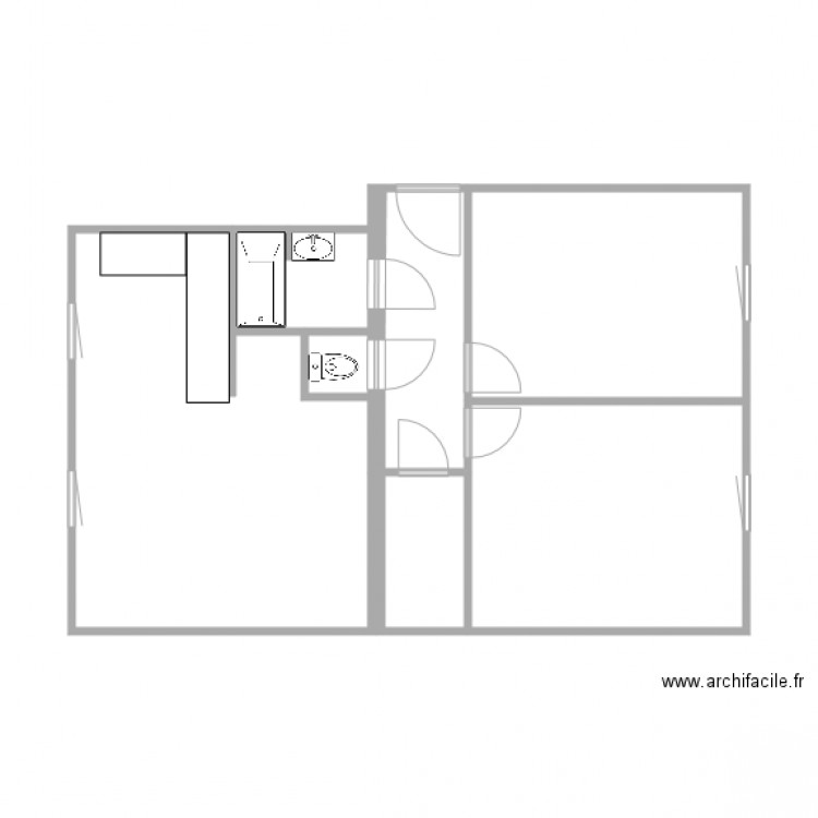 appartement 3. Plan de 0 pièce et 0 m2