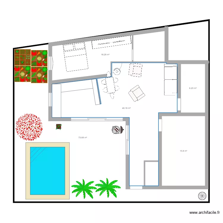 plan maison2. Plan de 