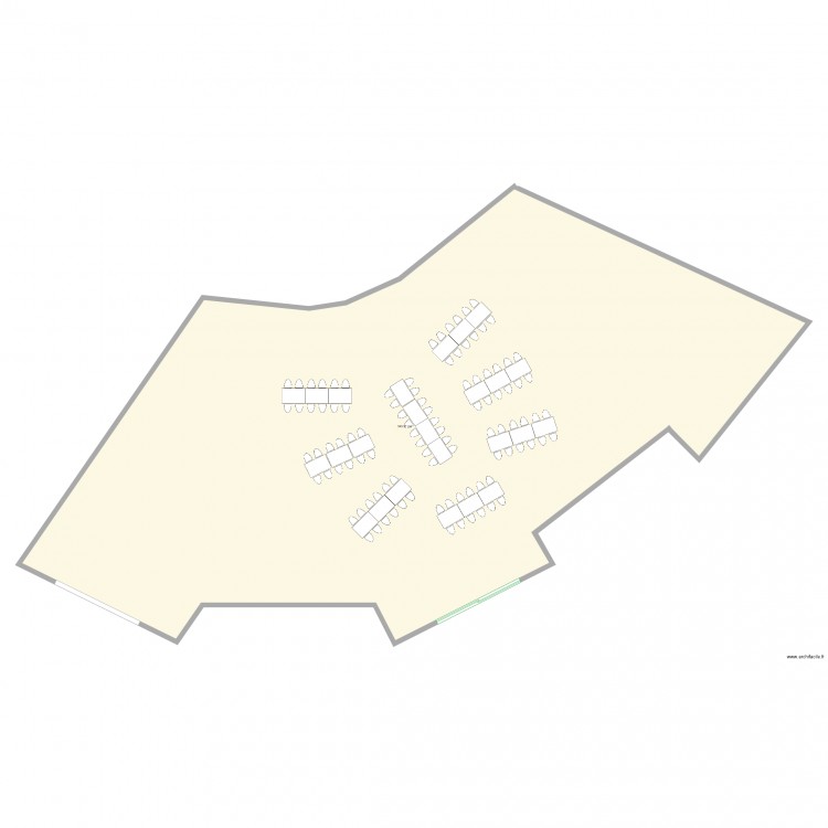 salle des marais. Plan de 0 pièce et 0 m2