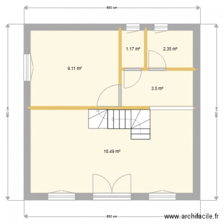 Chalet Ami. Plan de 0 pièce et 0 m2