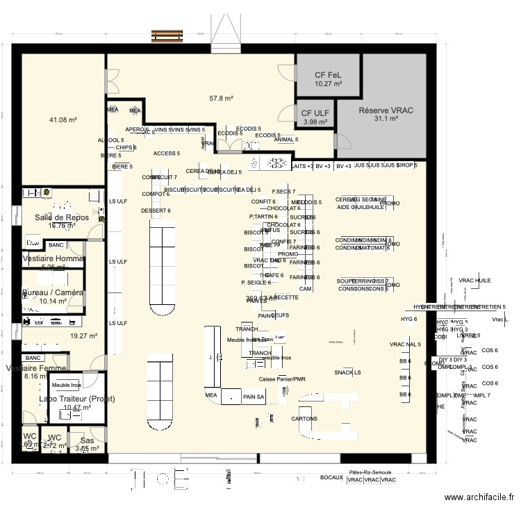 HHAM Lifting ULF Gauche. Plan de 0 pièce et 0 m2