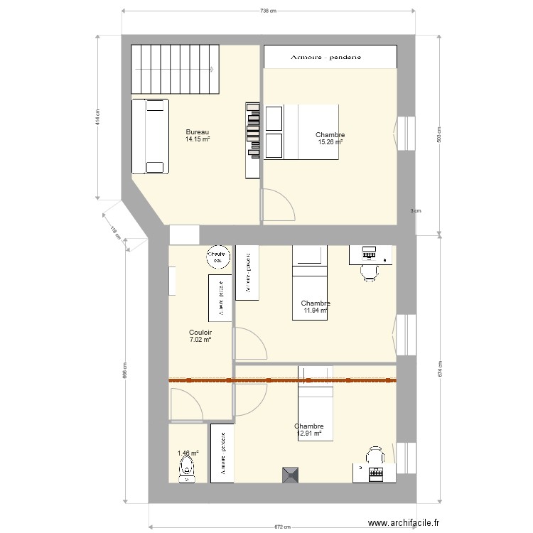 test nico. Plan de 0 pièce et 0 m2