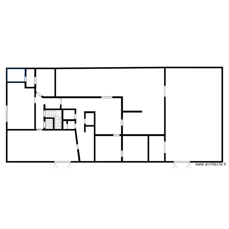 SARL TEMIME BOULANGERIE . Plan de 18 pièces et 416 m2